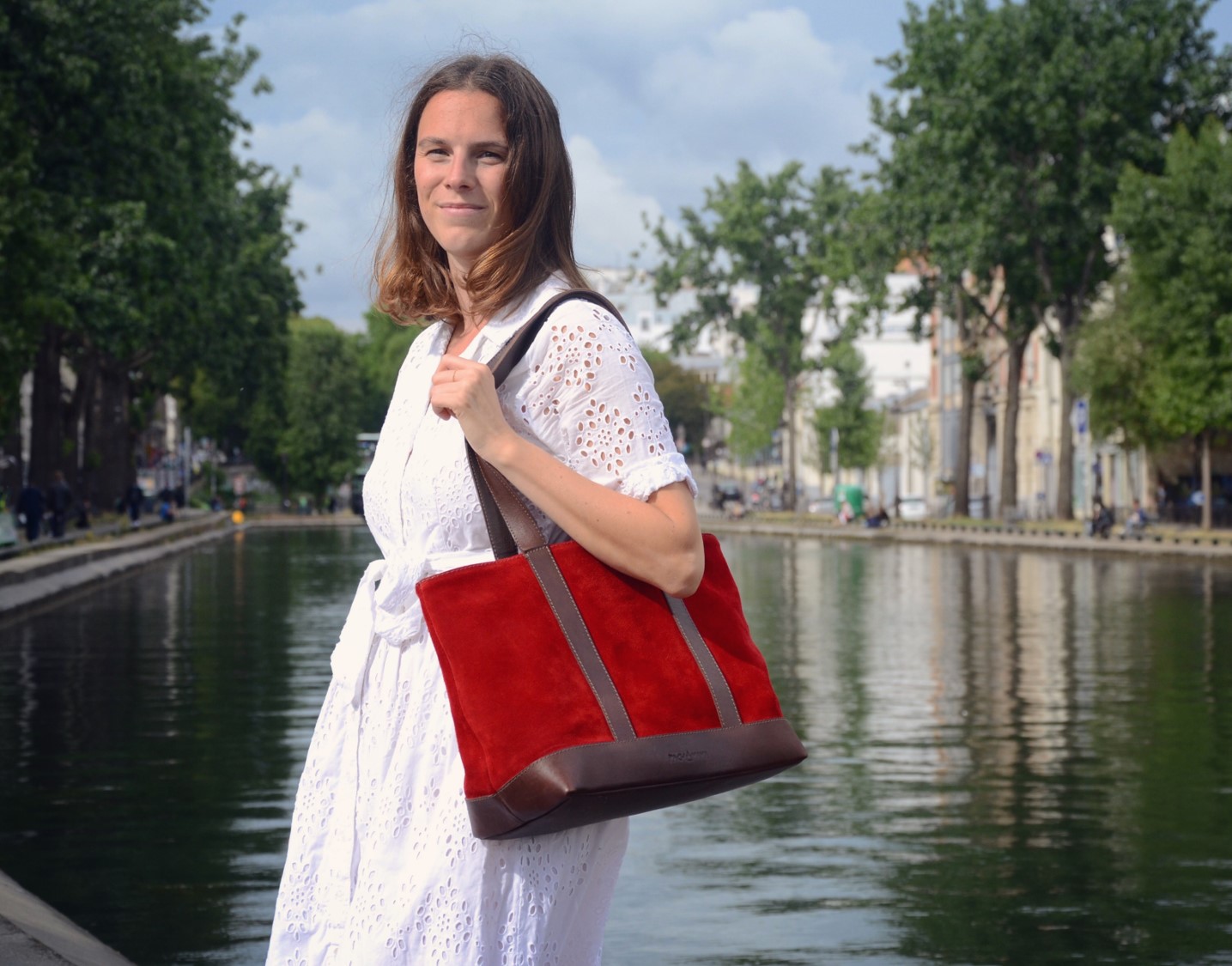 Sac Cabas OLGA Carmin 10