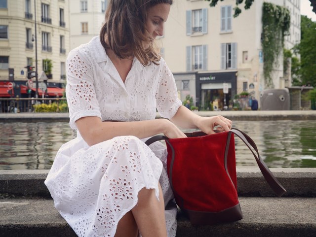 Sac Cabas OLGA Carmin 7