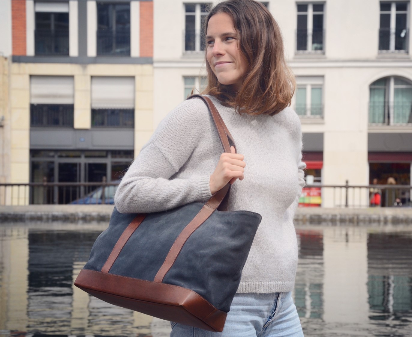 Sac Cabas OLGA Anthracite 3