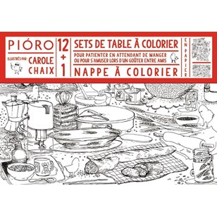 Sets de tables et nappe à colorier (4 ans et +)