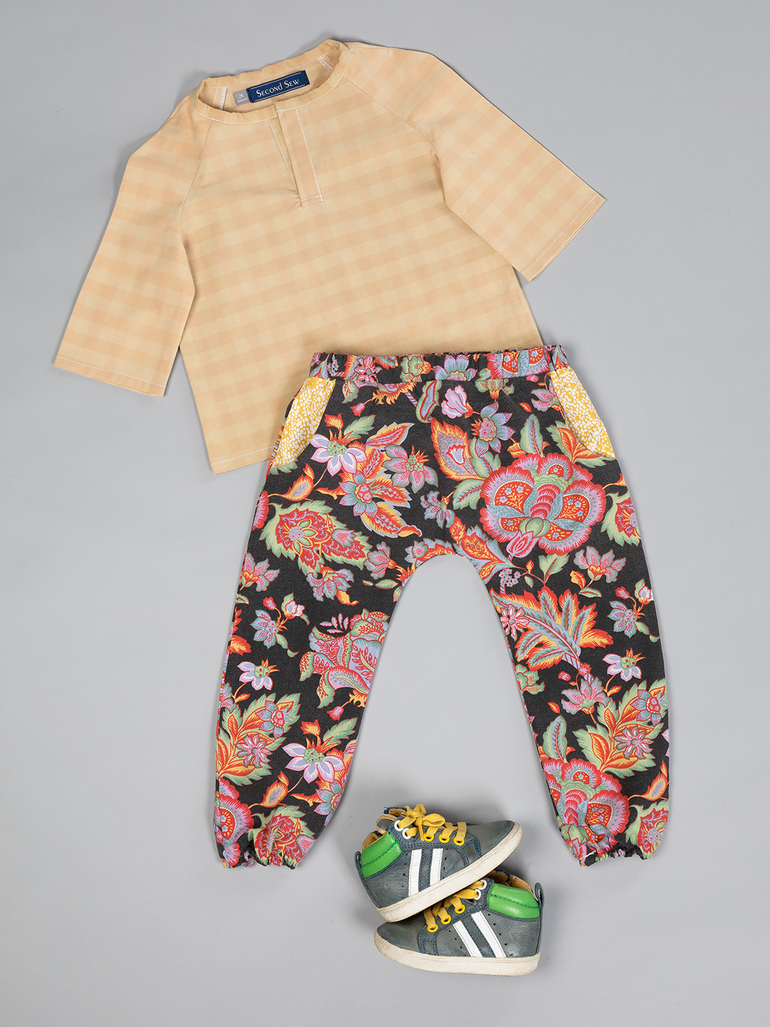 polo-quadrille-second-sew-tissu-recycle-bebe-enfant-made-in-france