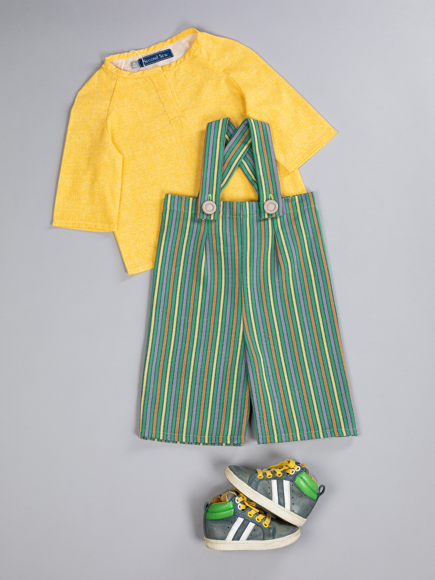 polo-sunshine-second-sew-tissu-recycle-bebe-enfant-made-in-france