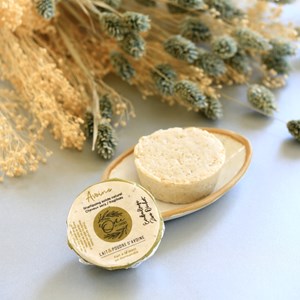 Shampoing solide Avoine - Lait d’avoine & Poudre d’avoine - cheveux secs, fragilisés