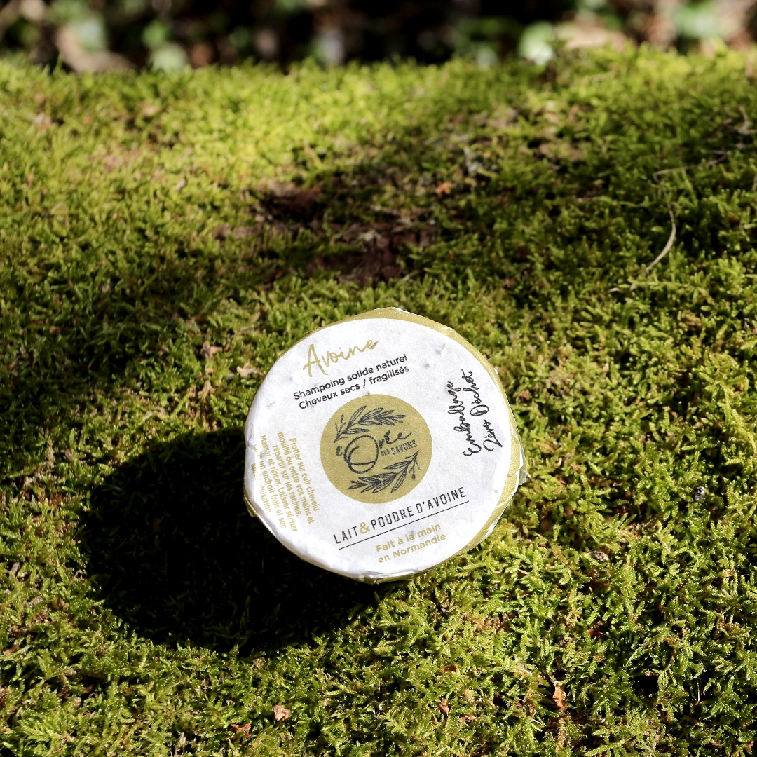 Shampoing solide Avoine - Lait d’avoine & Poudre d’avoine - cheveux secs, fragilisés 3