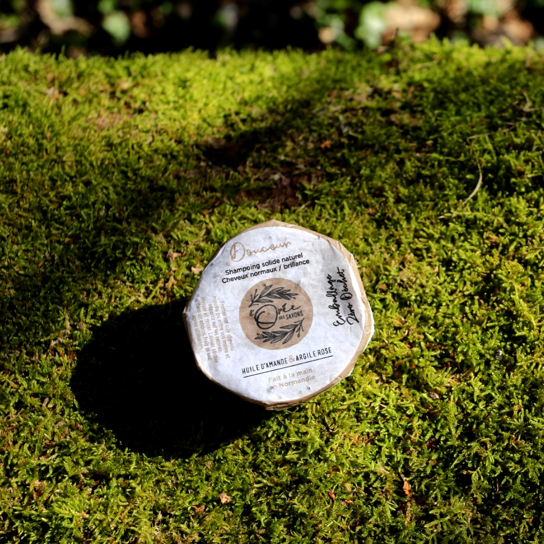 Shampoing solide Douceur - huile d'Amande & Argile Rose - cheveux normaux, brillance 4