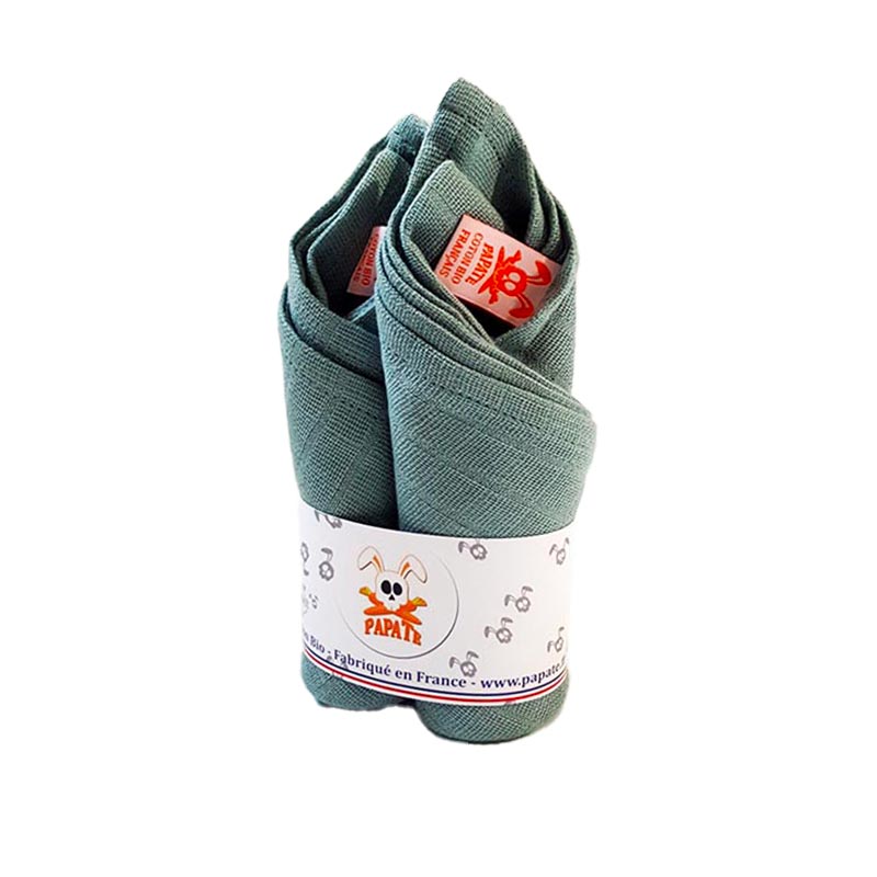 Langes en Coton Bio Vert 3