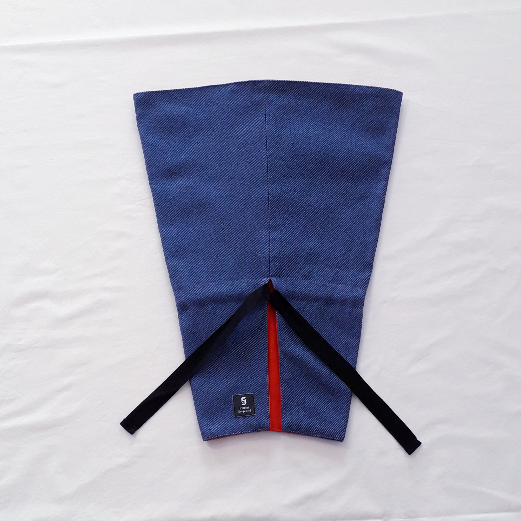 Cône à fleurs - Bleu jean / Rouge 10