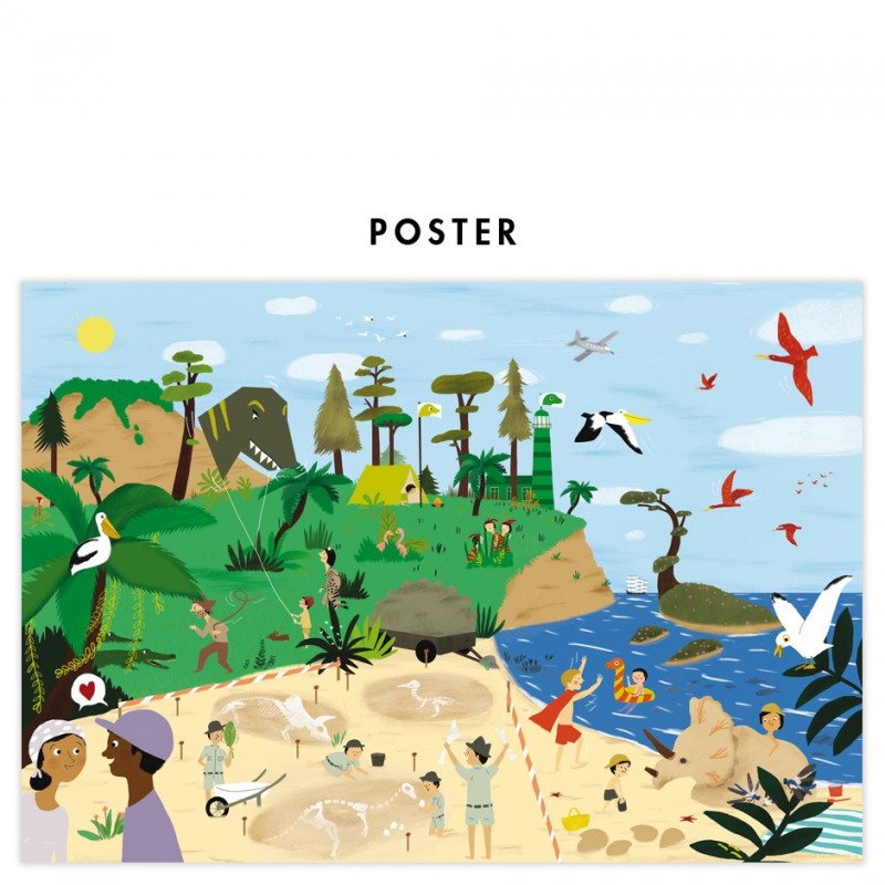 Puzzle DINOSAURES Go Back In Time - Pirouette Cacahouète 4