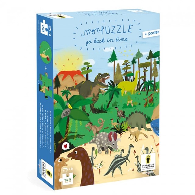 Puzzle DINOSAURES Go Back In Time - Pirouette Cacahouète 2