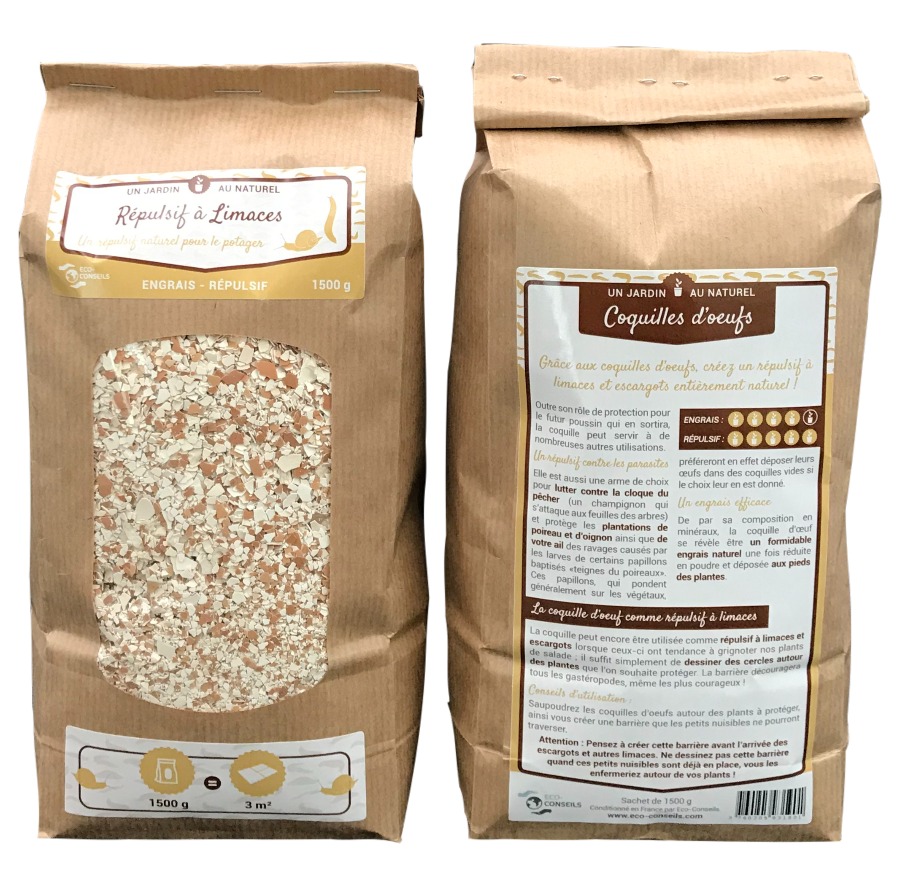 Répulsif Limaces Naturel - Coquilles d'oeufs 2