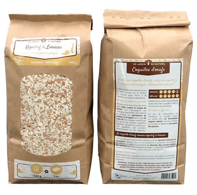 Répulsif Limaces Naturel - Coquilles d'oeufs 2