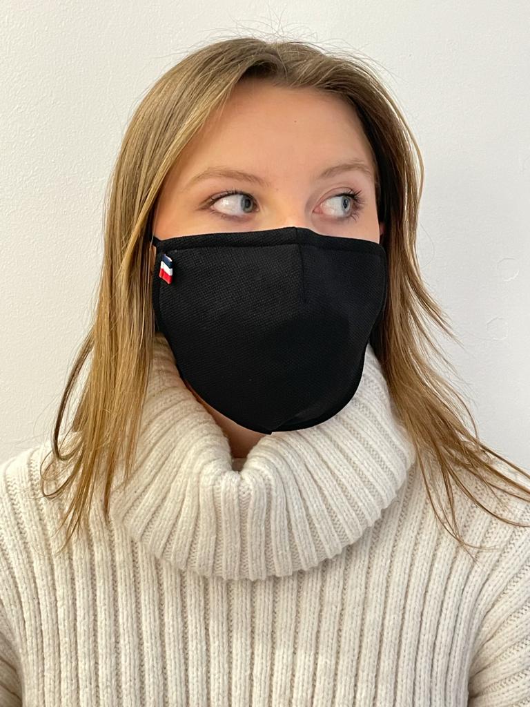 Lot de 4 masques réglables, fabrication française- Attestés cat.1 // 50 lavages 3