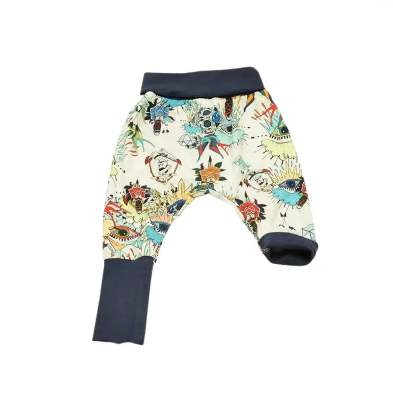 Sarouel évolutif et stylé en coton bio - motif pirates 5