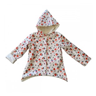 Veste de pluie évolutive - coton bio laminé