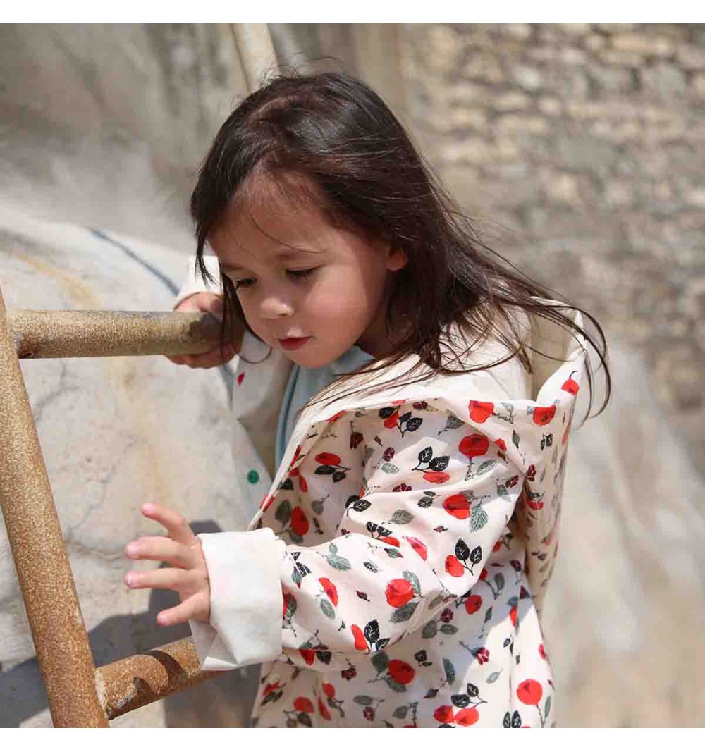 Veste de pluie évolutive - coton bio laminé 2