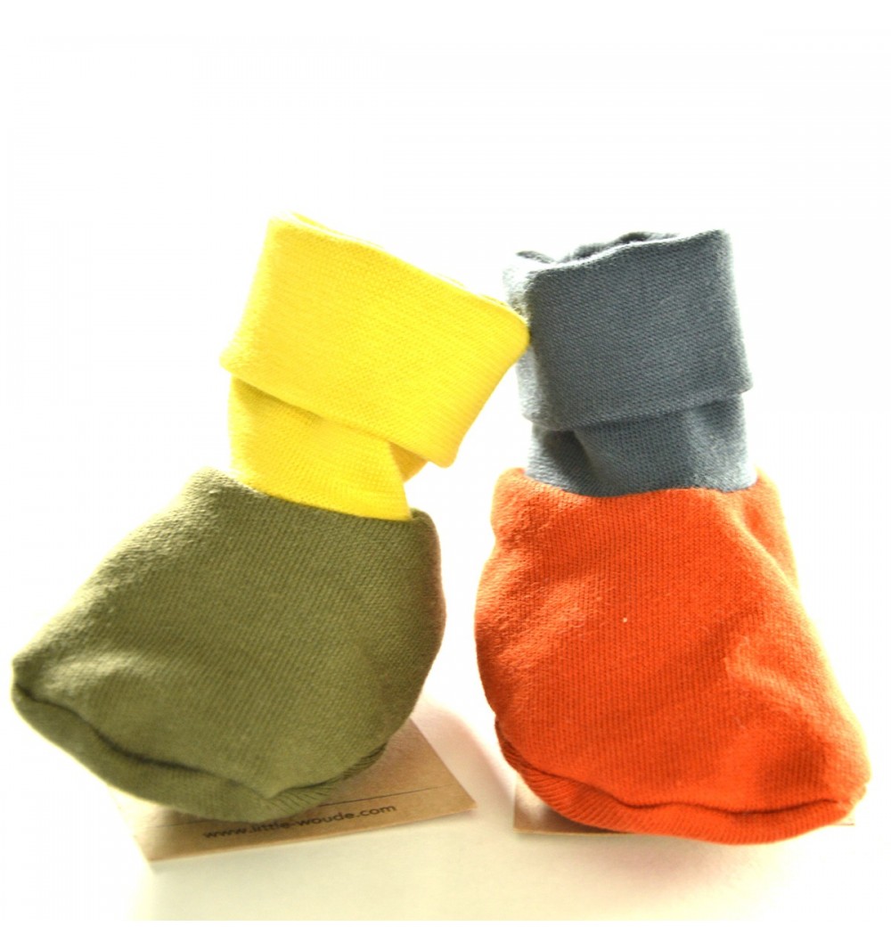 Chaussons bébé - en molleton bio 3