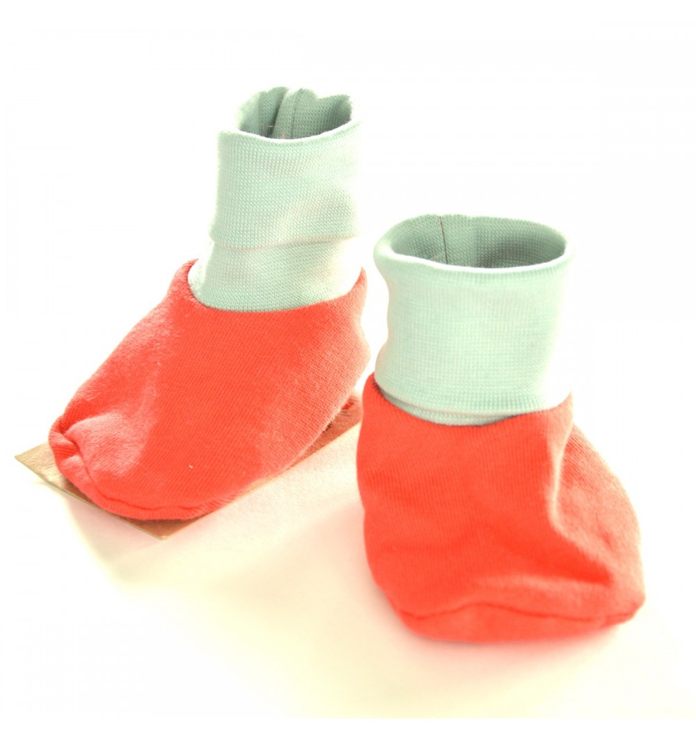 Chaussons bébé - en molleton bio 4