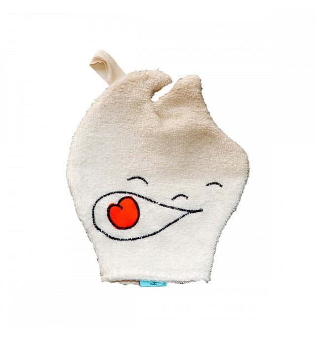 Gant de toilette joie - coton bio  2