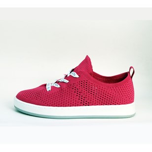 Basket fuchsia en tricot recyclé - ETIK -