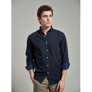 Chemise Chambray coton bio colori bleu nuit