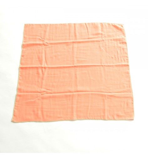 Lange corail double gaze - coton bio