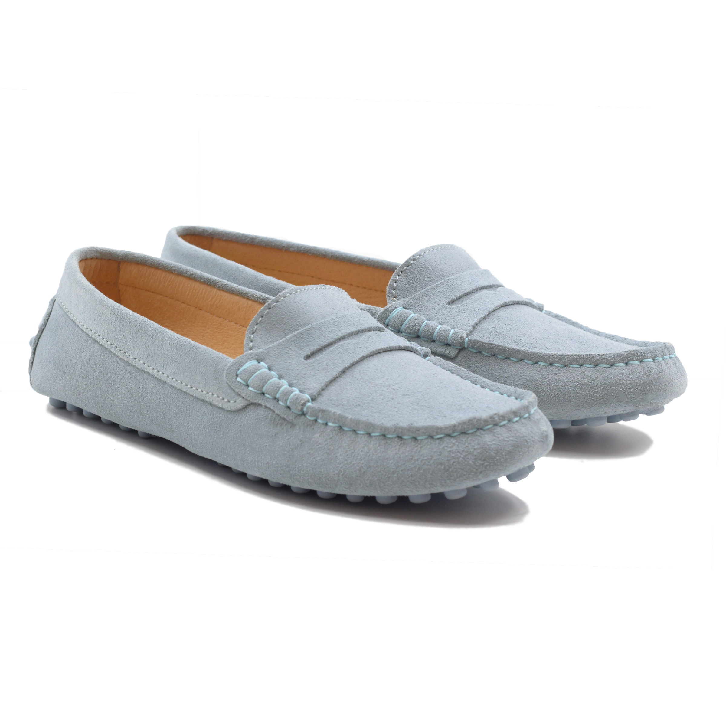 Mocassin femme daim best sale