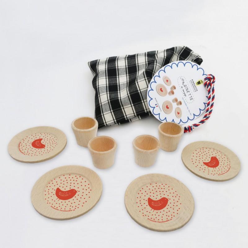 DÎNETTE EN BOIS +3 ans - Pirouette Cacahouète 2