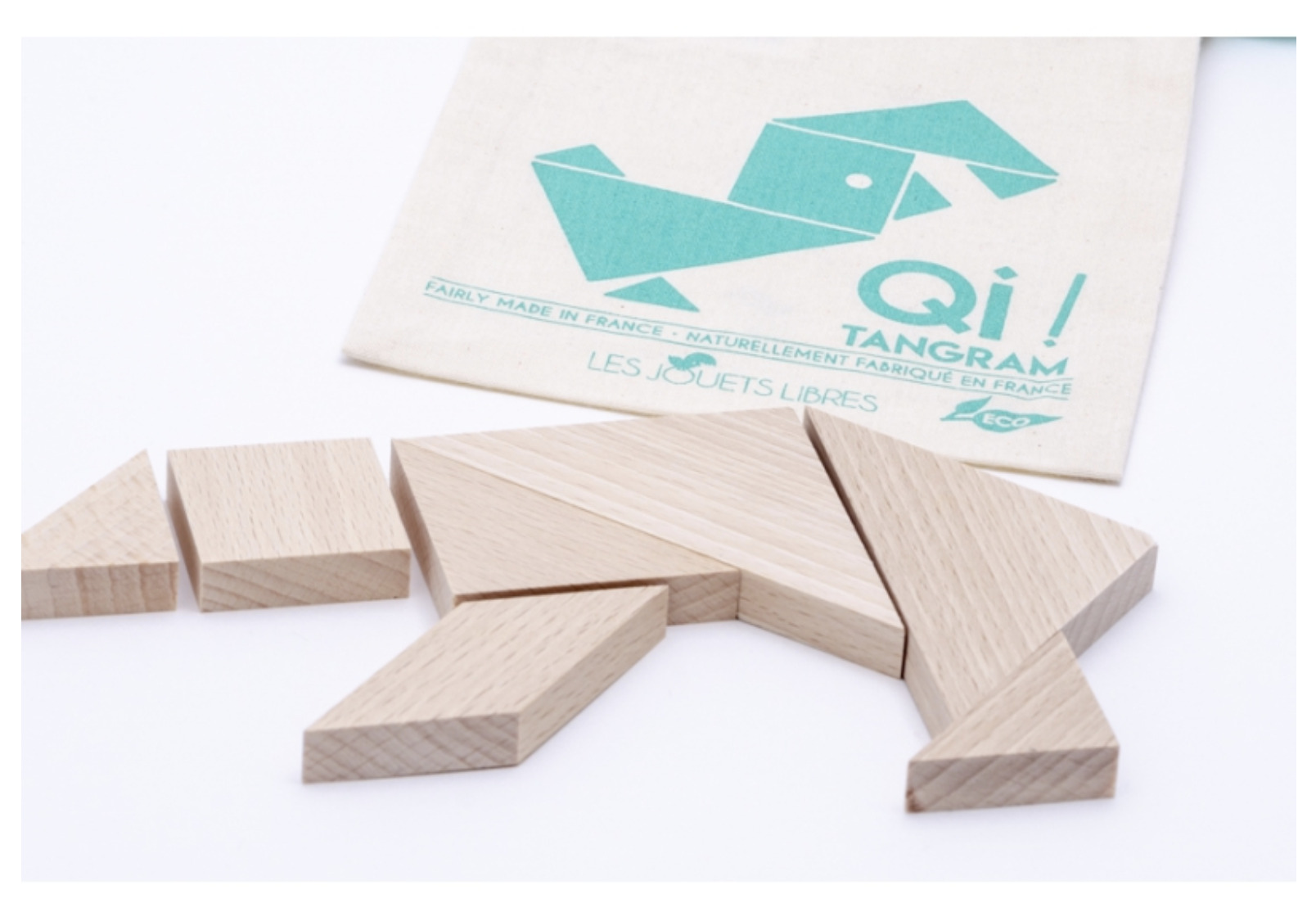 QI - TANGRAM en bois durable - Les Jouets Libres 6