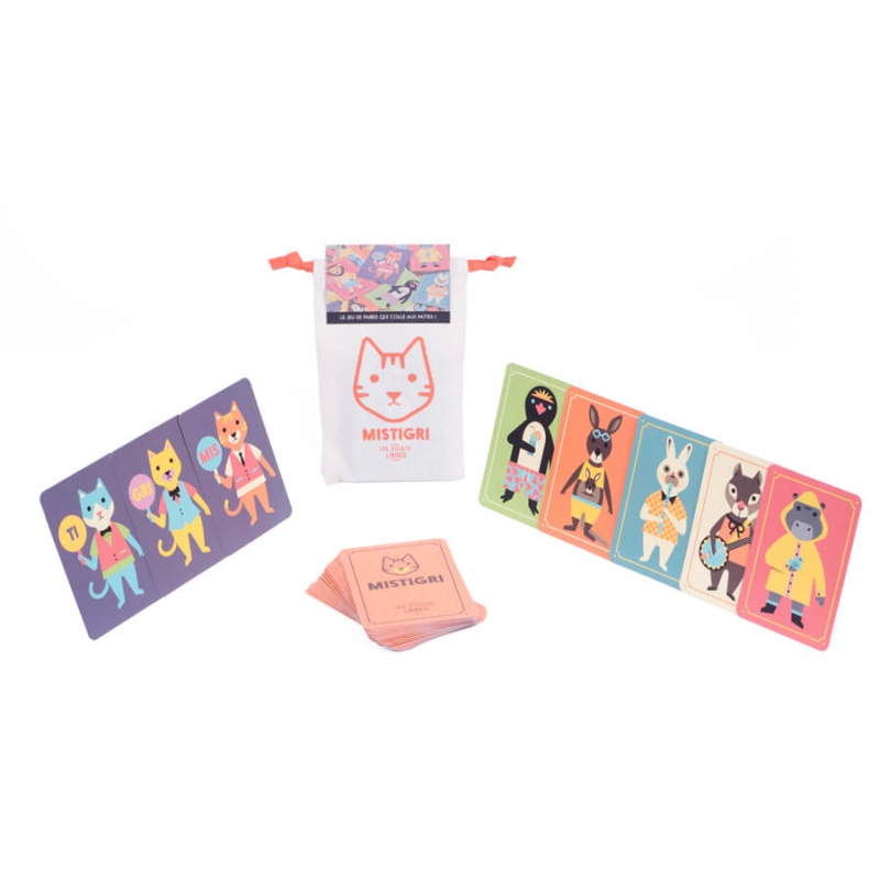 MISTIGRI ANIMALS JEUX DE CARTES - Les Jouets Libres 2