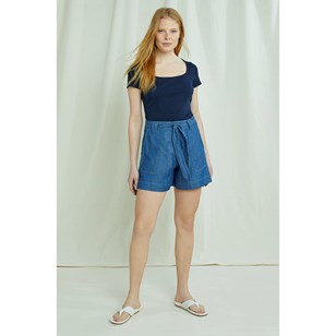 Short bleu délavé - Zahara Lightweight de People Tree