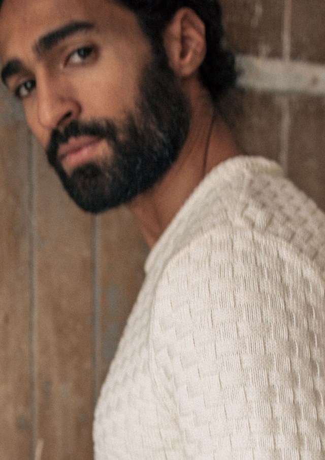 Pull DAMIER - Made in France - Coton Bio GOTS 20