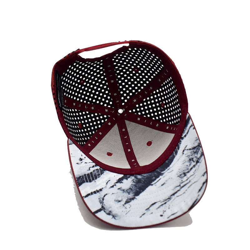 Casquette technique et recyclée - Red Logo 4