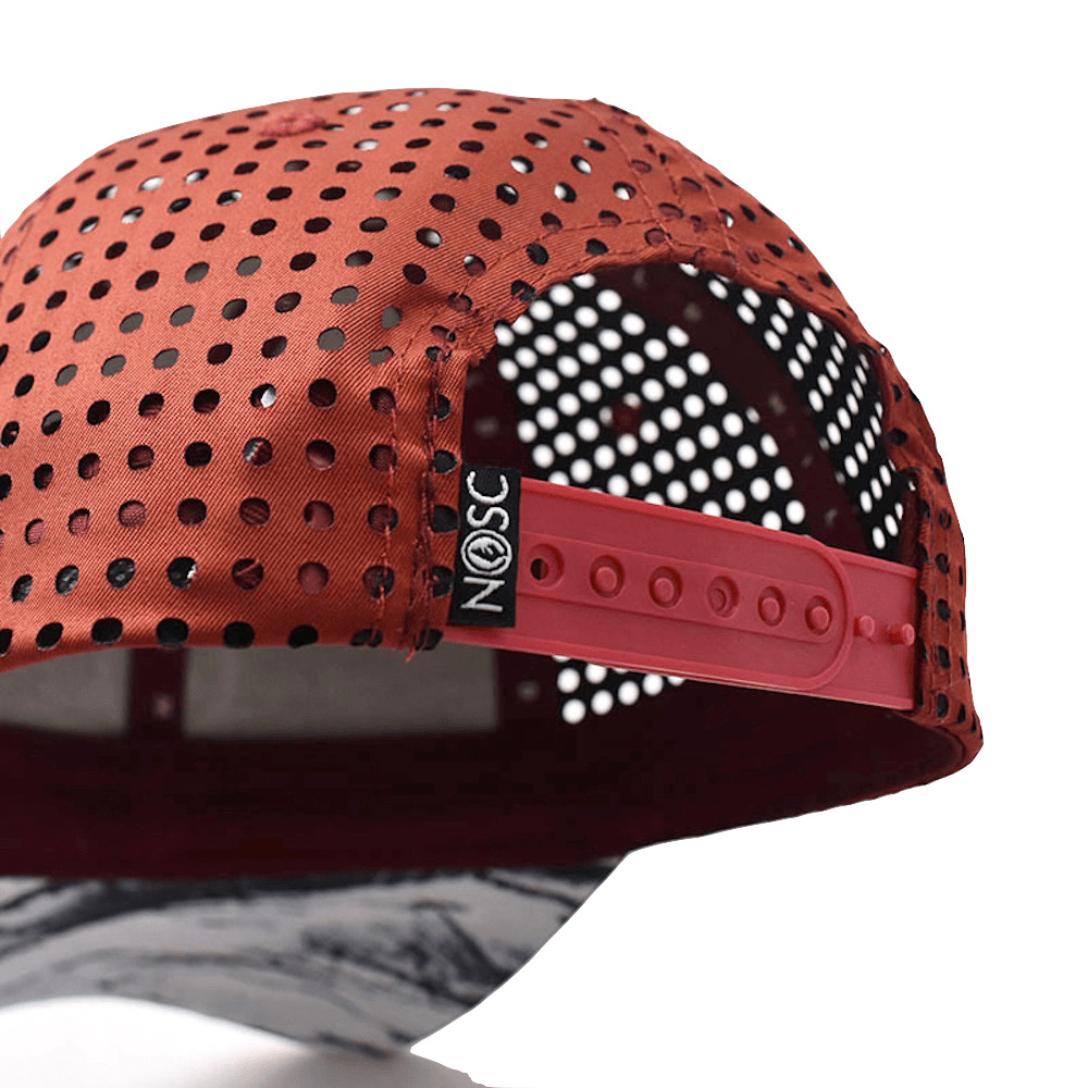 Casquette technique et recyclée - Red Logo 3