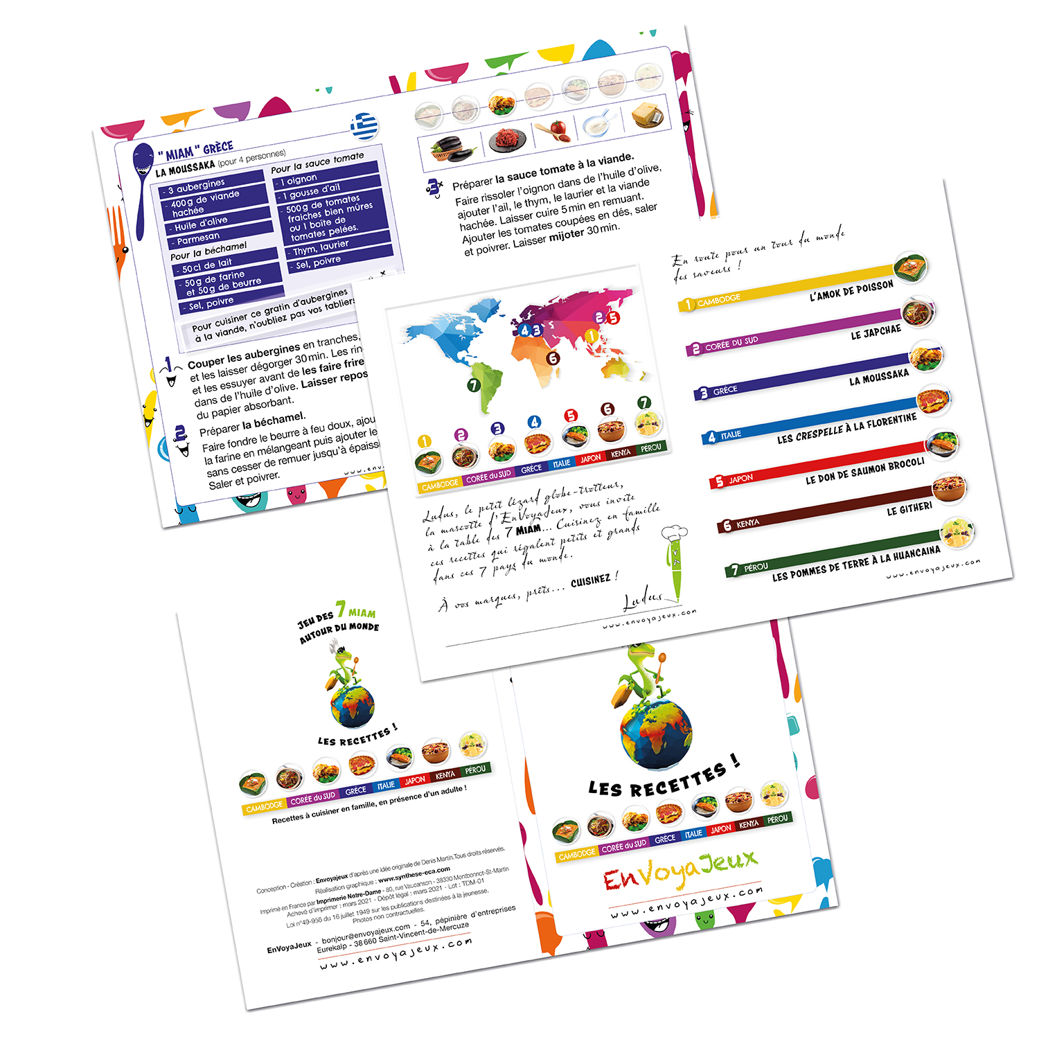 Jeu de cartes 7 MIAM Autour du Monde 3