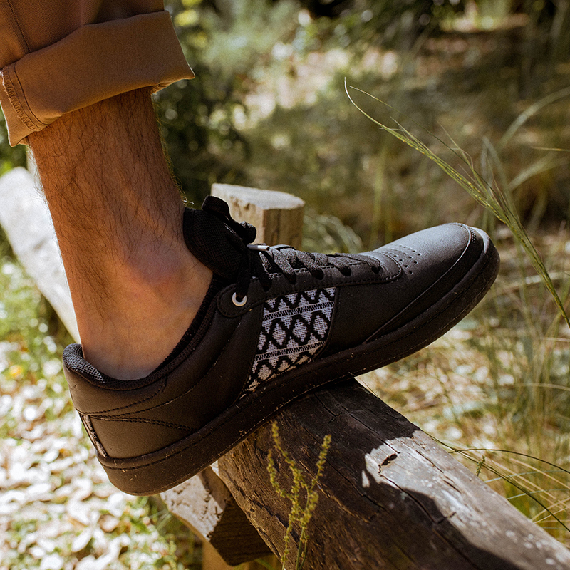 Basket recyclée en cuir - N’go 4