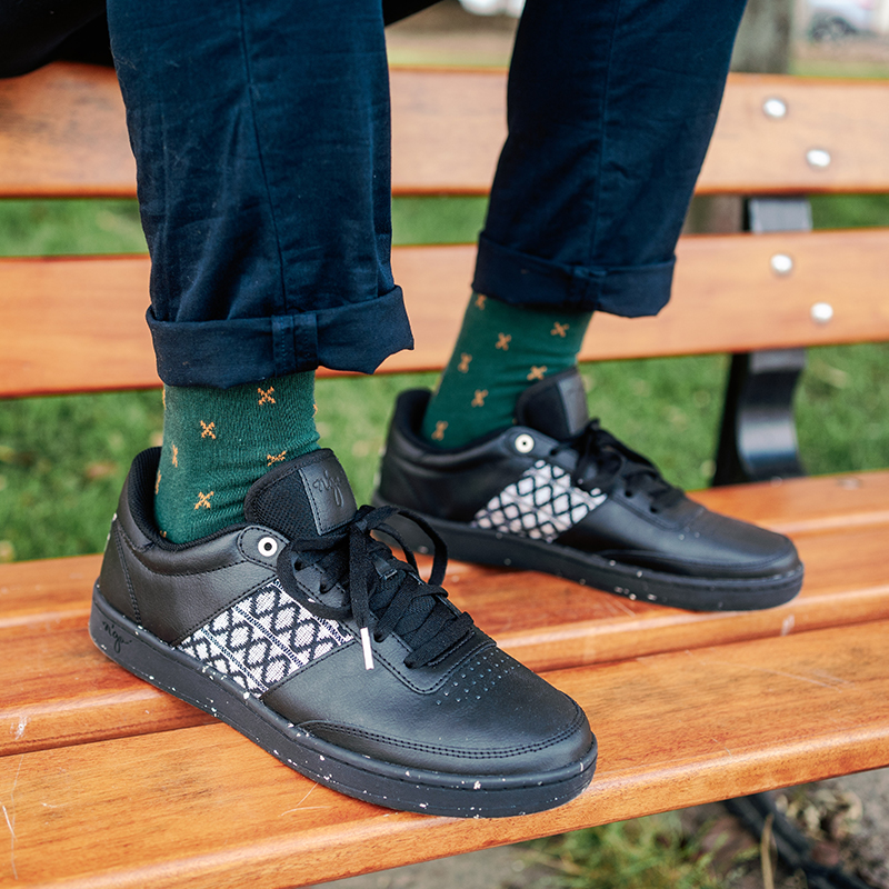 Basket recyclée en cuir - N’go 5