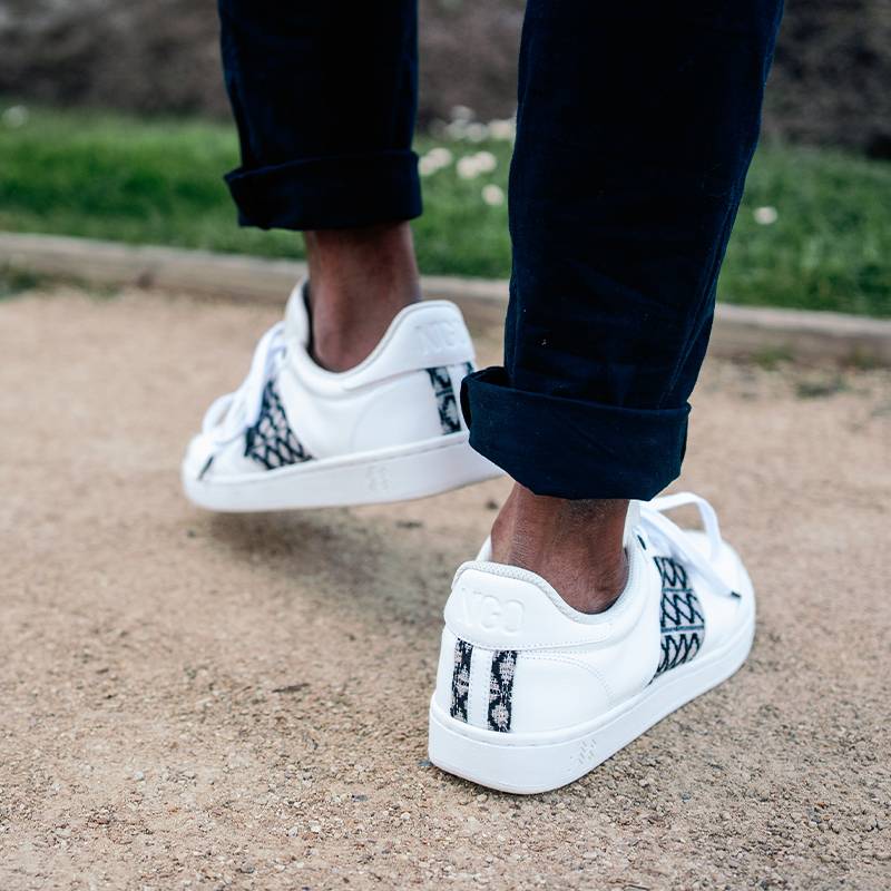 Basket recyclée en cuir - N’go 7