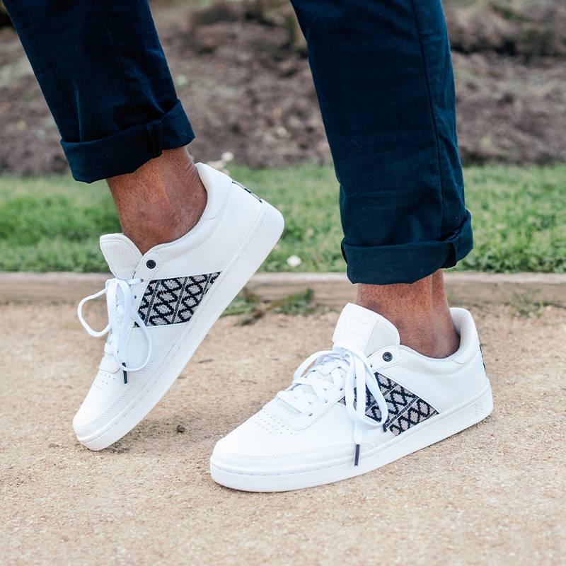 Basket recyclée en cuir - N’go 9