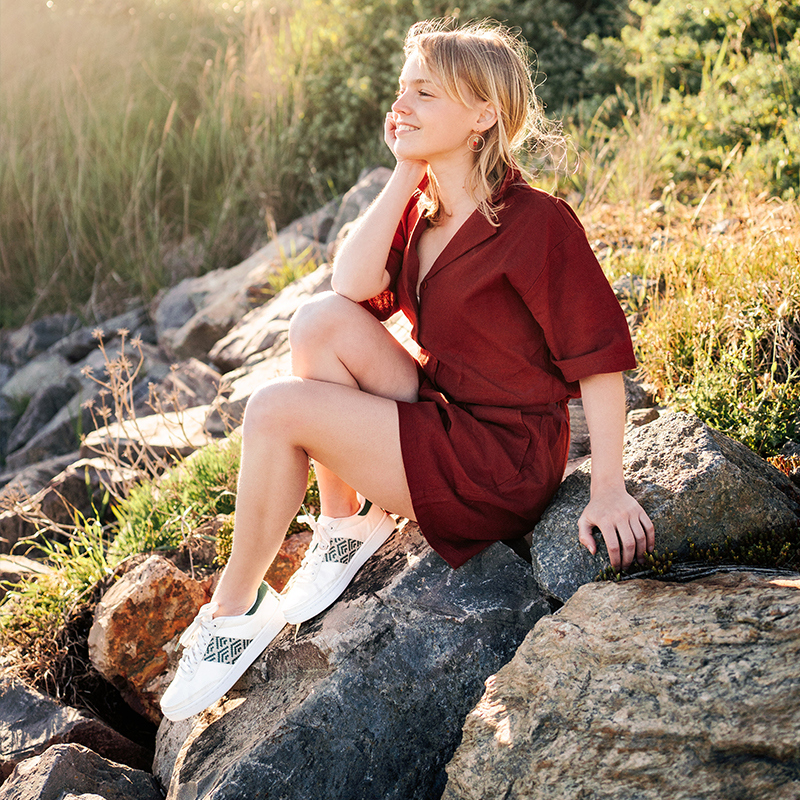 Basket vegan en toile de coton - N’go 6