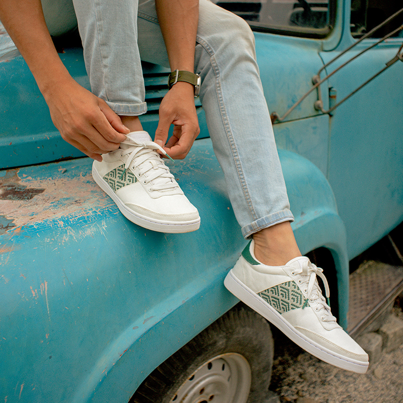 Basket vegan en toile de coton - N’go 9