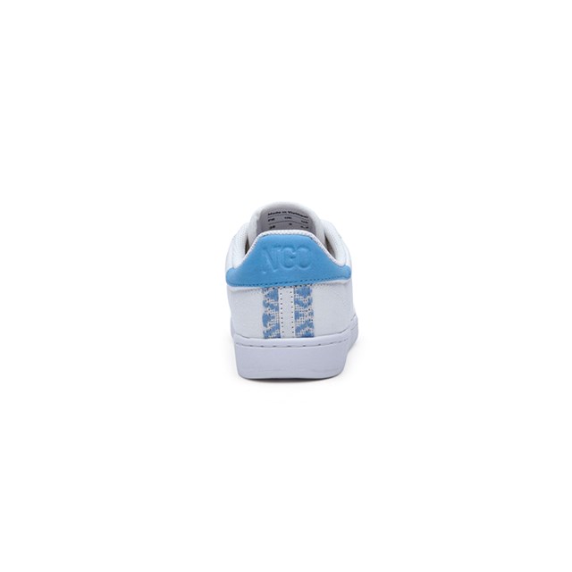 Sneakers en toile et tissage bleu ciel réalisé à la main - Vinh Hy 4