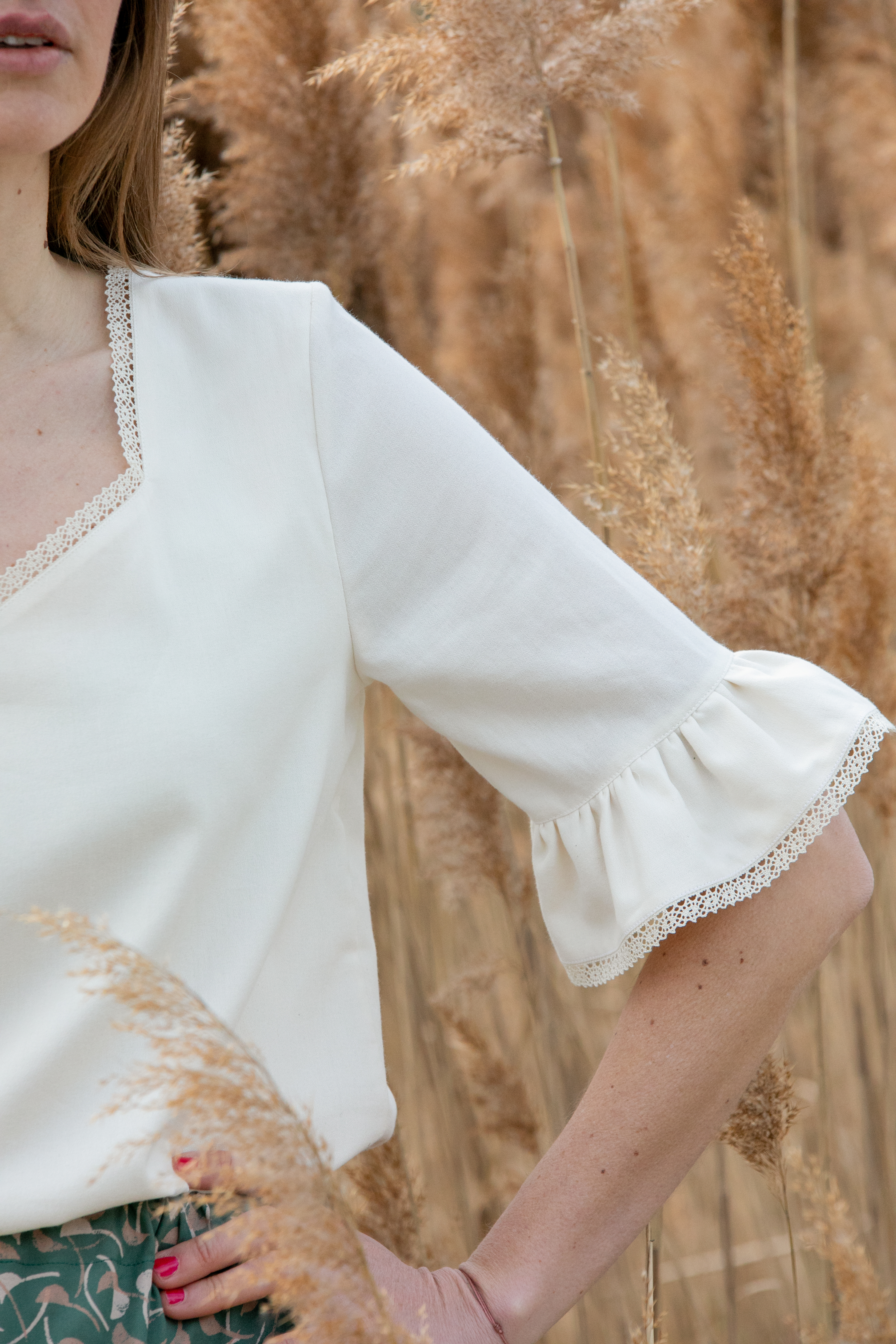 Blouse crepe de coton biologique gots