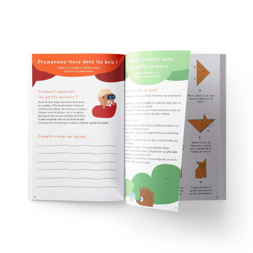 Carnet d'activités Les secrets des petits animaux de la forêt 4