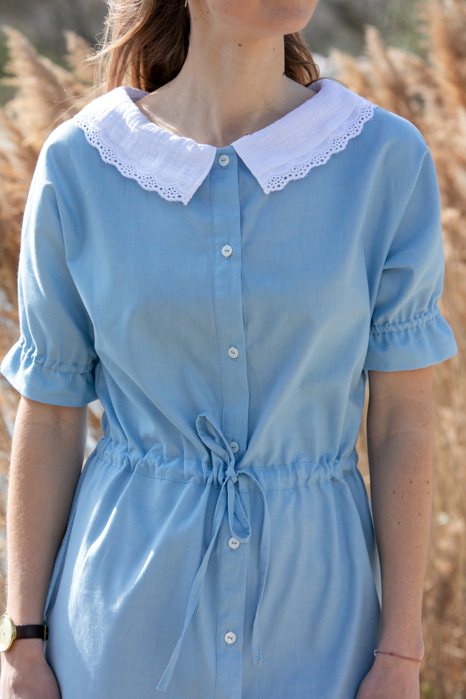 Robe chemise alicia écoresponsable Made In France