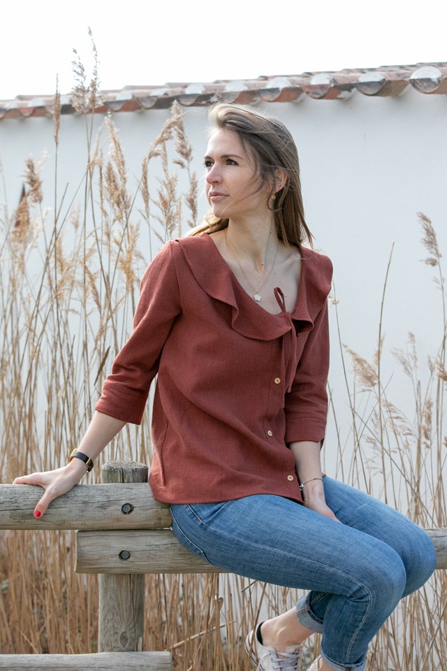 Chemise Fanny ecoresponsable Made In France