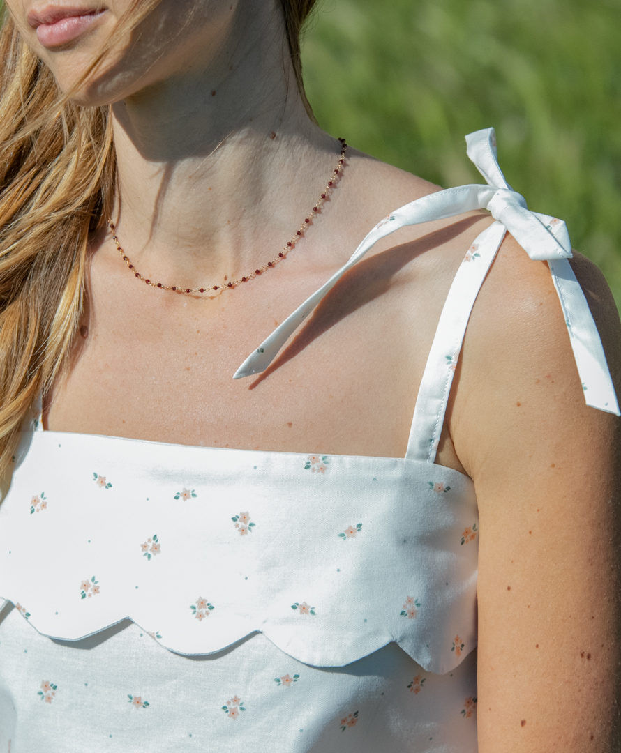 Top petites fleurs anais biodégradable