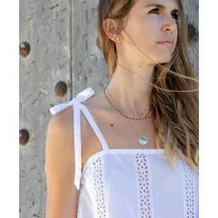 Top broderie anglaise - 100% coton biologique certifié GOTS - Anais