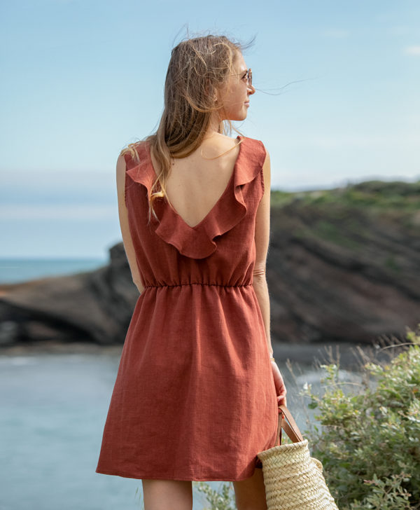 Robe féminine estivale made in france