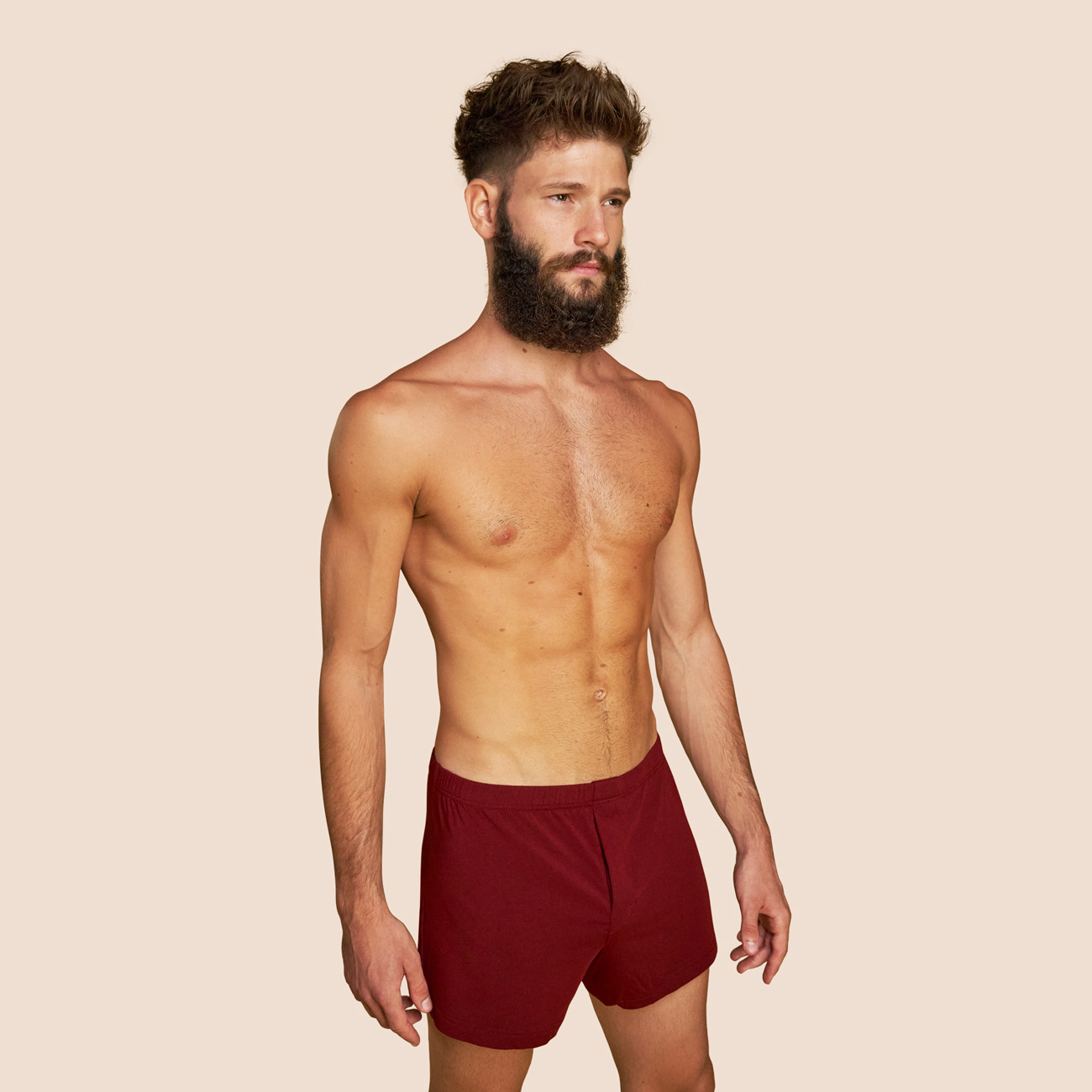 Caleçon bordeaux coton micromodal