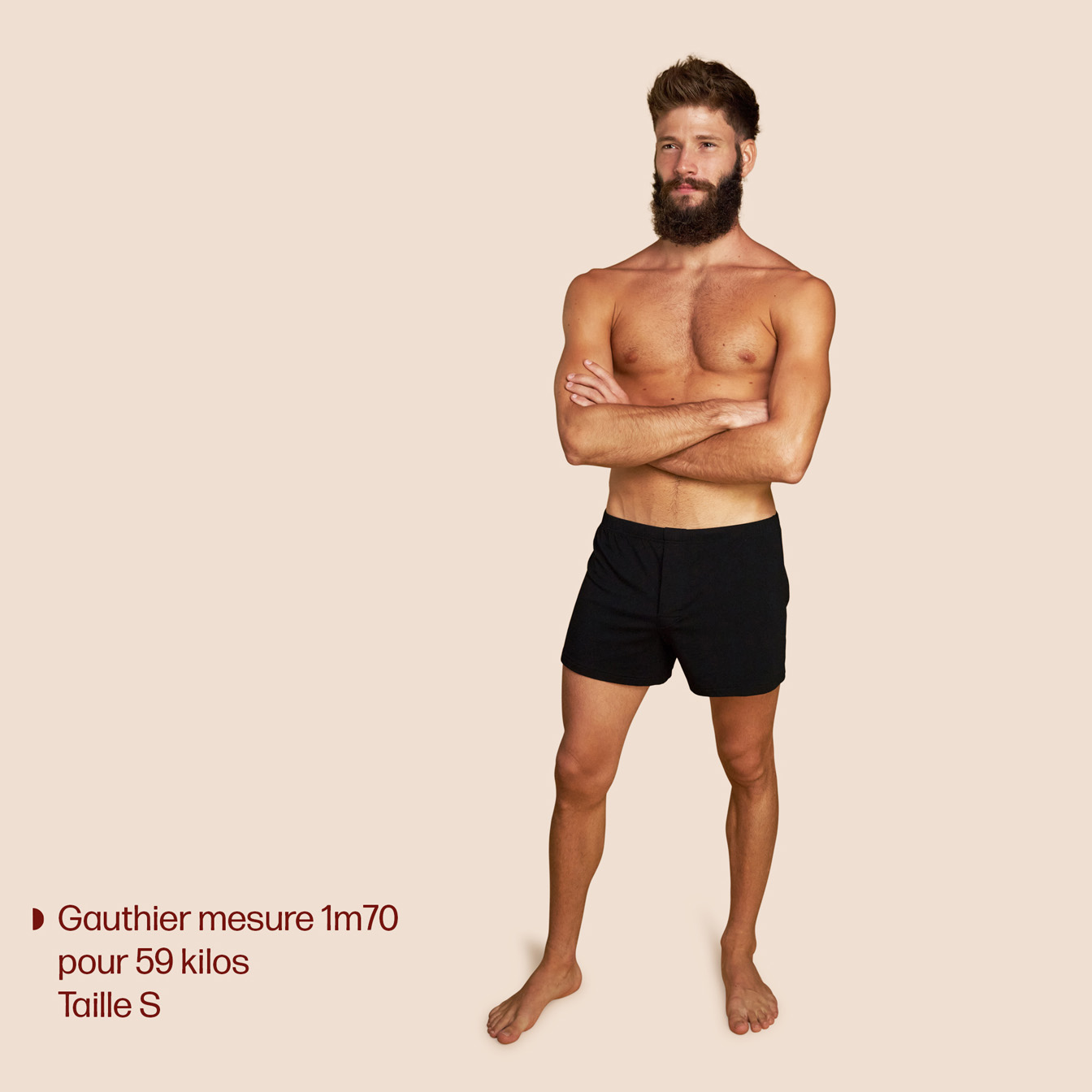 Caleçon noir pour hommes coton micromodal